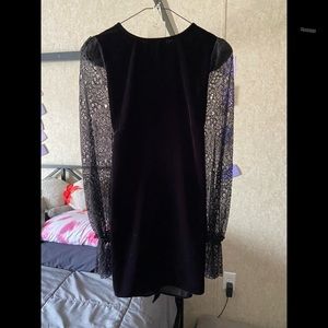 The vampires wife x H&M velvet mini dress